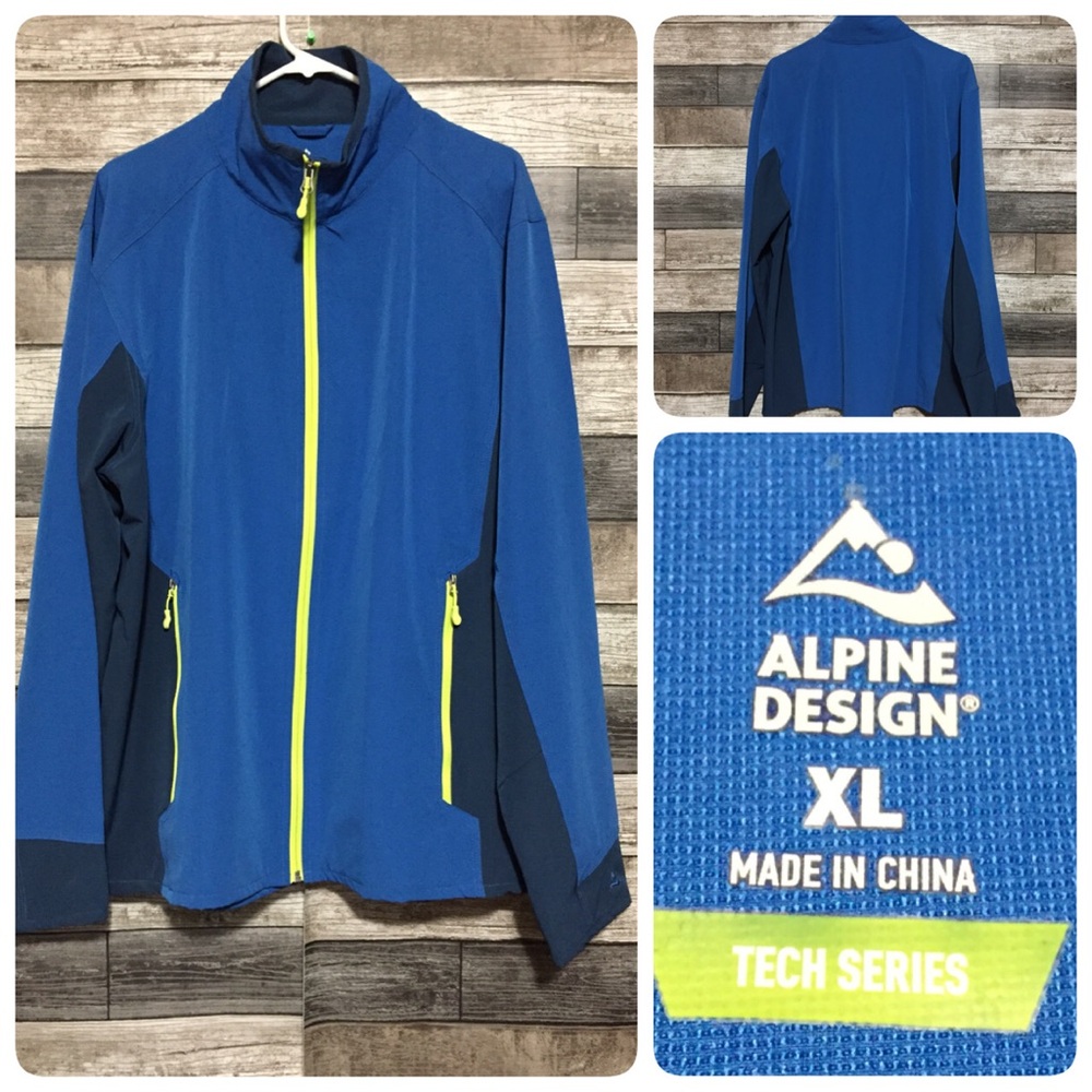 Alpine Design Tech Series Full Zip Jacket Mens Xl… - image 1